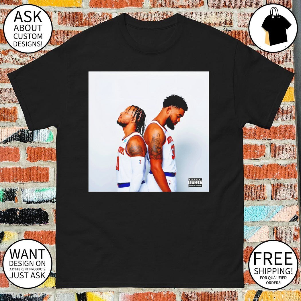 Brunson x Towns Album Graphic Knicks basketball players shirt