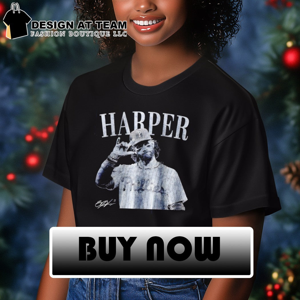 Bryce Harper Philadelphia Phillies Baseball Game Day 2026 signature shirt