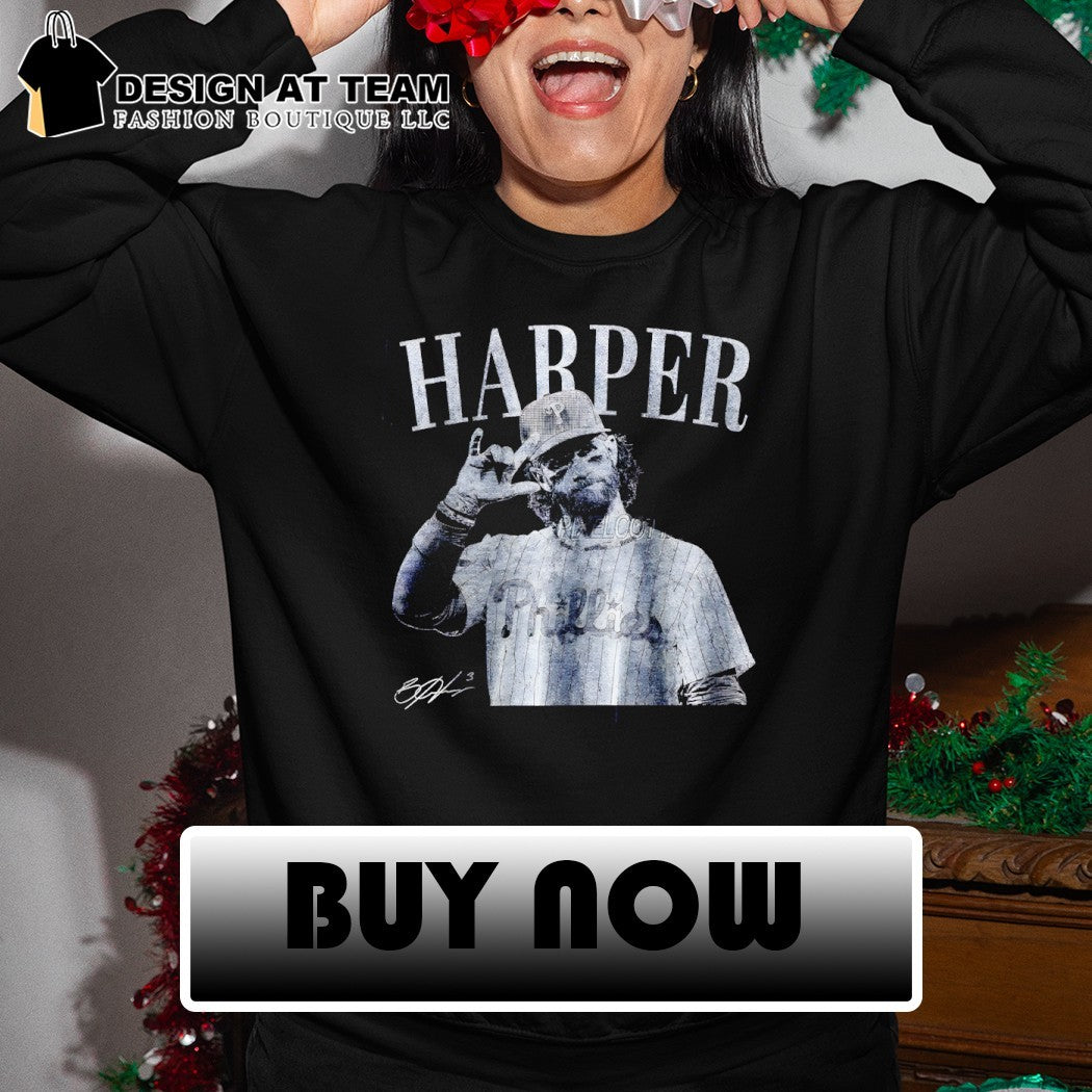 Bryce Harper Philadelphia Phillies Baseball Game Day 2026 signature shirt