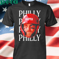 Bryce Harper Philadelphia Phillies head in the Game Series 2025 shirt