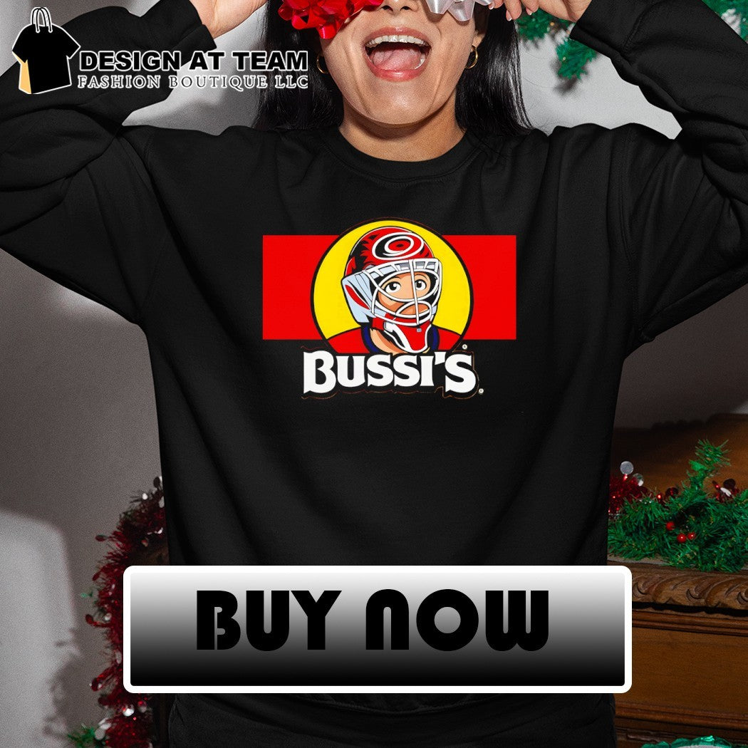 Buc-ee’s Bussi’s Brandon Bussi Carolina Hurricanes Hockey NHL 2026 Player shirt