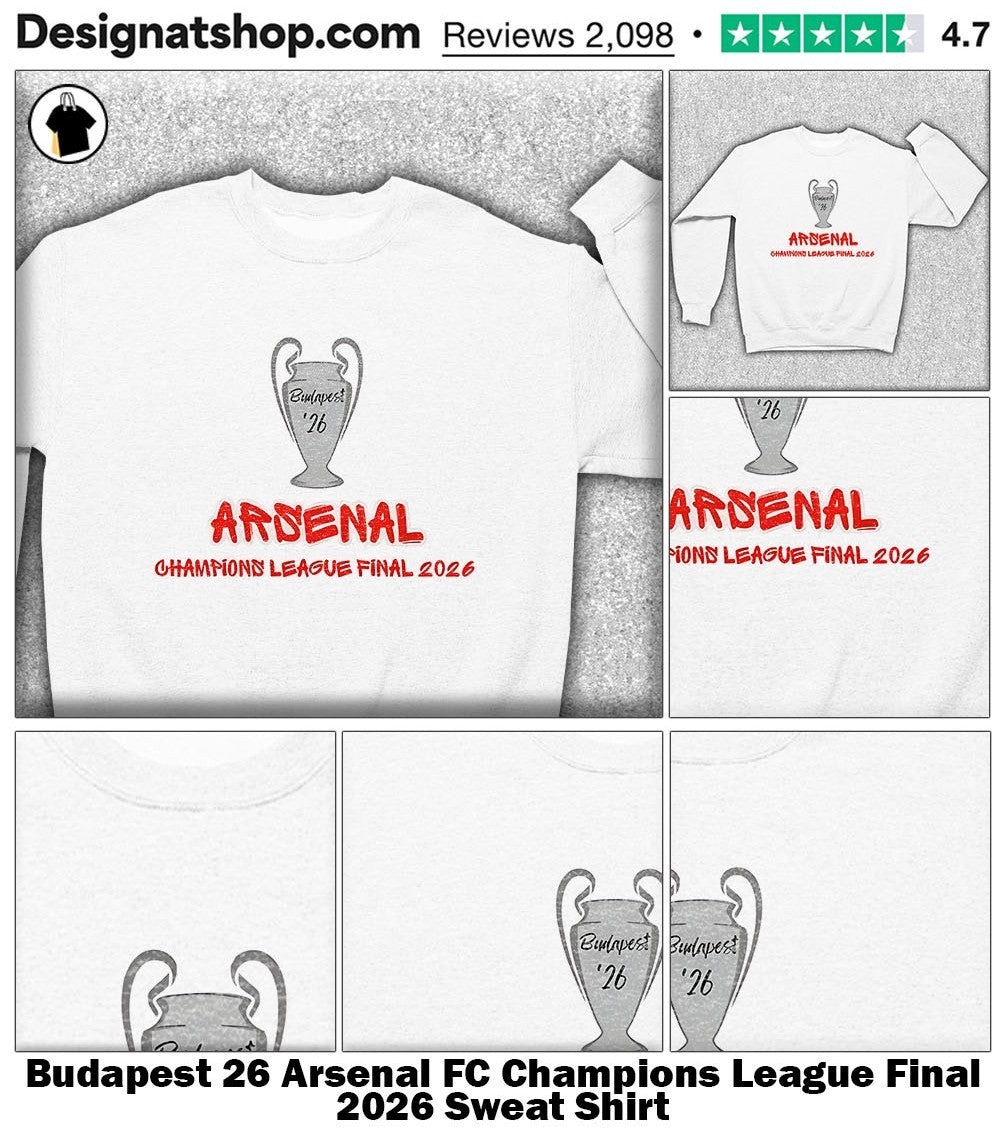 Budapest 26 Arsenal FC Champions League Final 2026 shirt