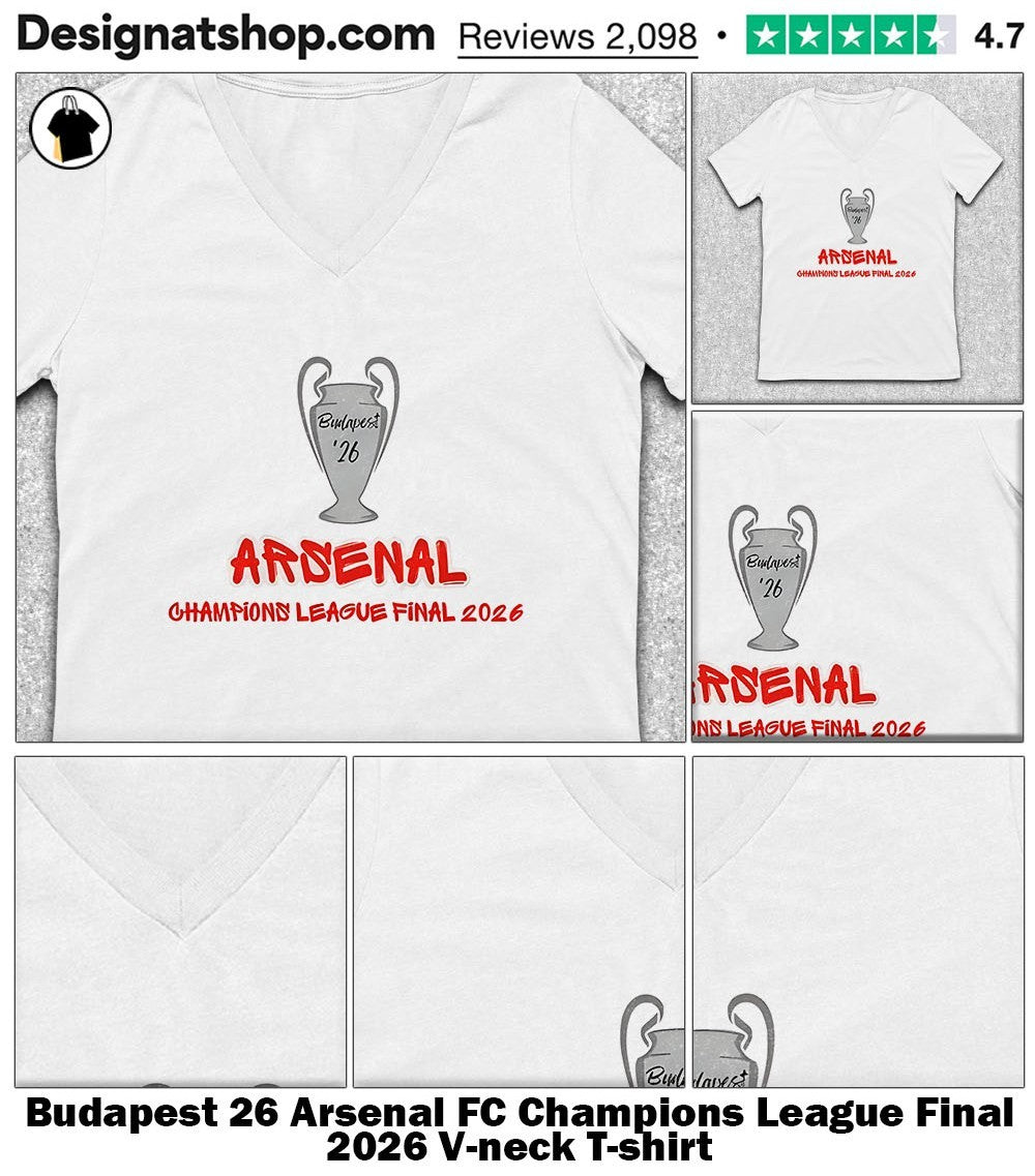 Budapest 26 Arsenal FC Champions League Final 2026 shirt