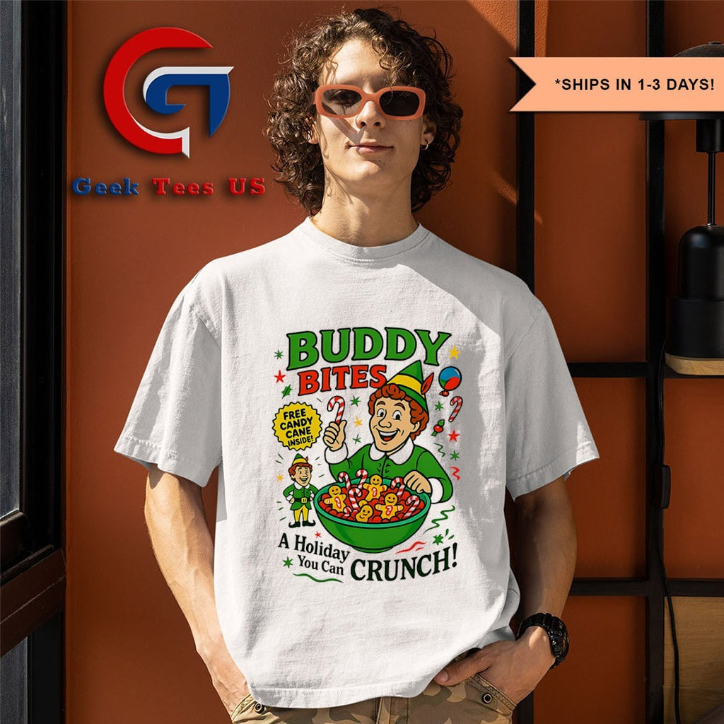 Buddy Bites Buddy The Elf Christmas 2025 shirt