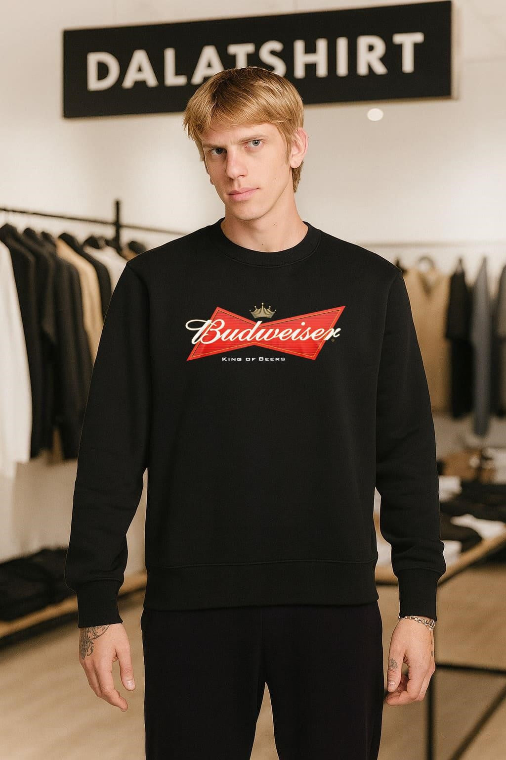 Budweiser King Of Beers Red Bowtie Logo Classic shirt