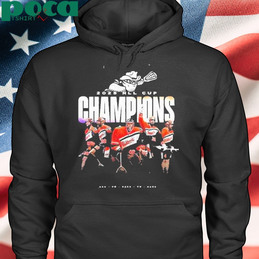 Buffalo Bandits 2025 Nll Cup Champions Back To Back To Back Shirt