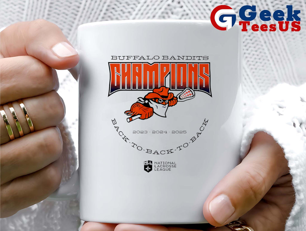 Buffalo Bandits back to back to back NLL Champions 2025 shirt