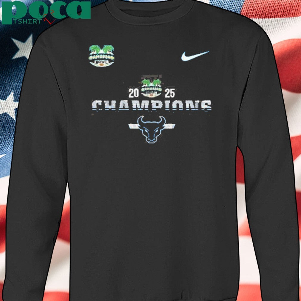 Buffalo Bulls football Bahamas Bowl Champions 2025 T-Shirt