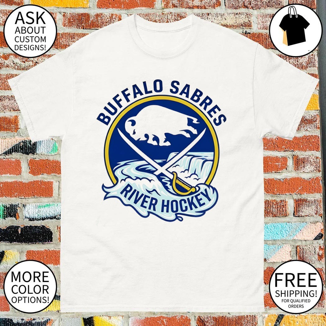 Buffalo Sabres Hockey NHL River Hockey logo shirt