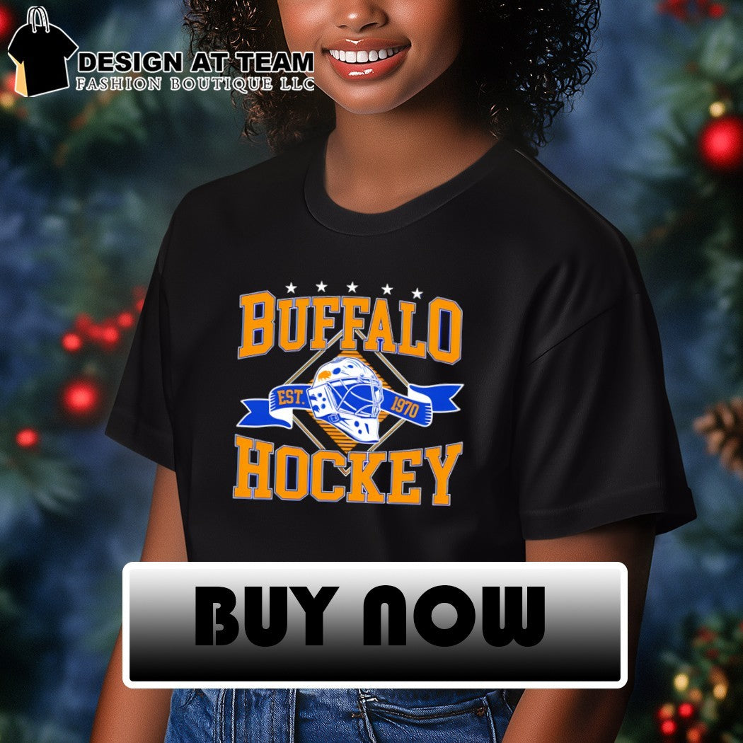 Buffalo Sabres Hockey mask NHL est 1970 shirt