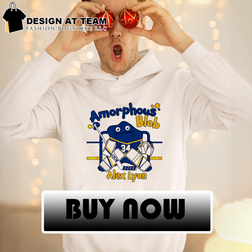 Buffalo hockey Alex Lyon Amorphous Blob shirt