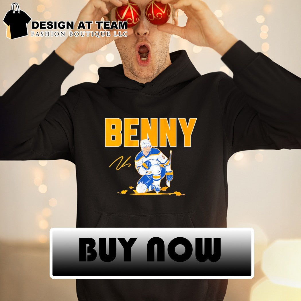 Buffalo hockey player Zach Benson Benny shirt