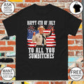 Buford T. Justice Happy 4th Of July To All You Sumbitches shirt