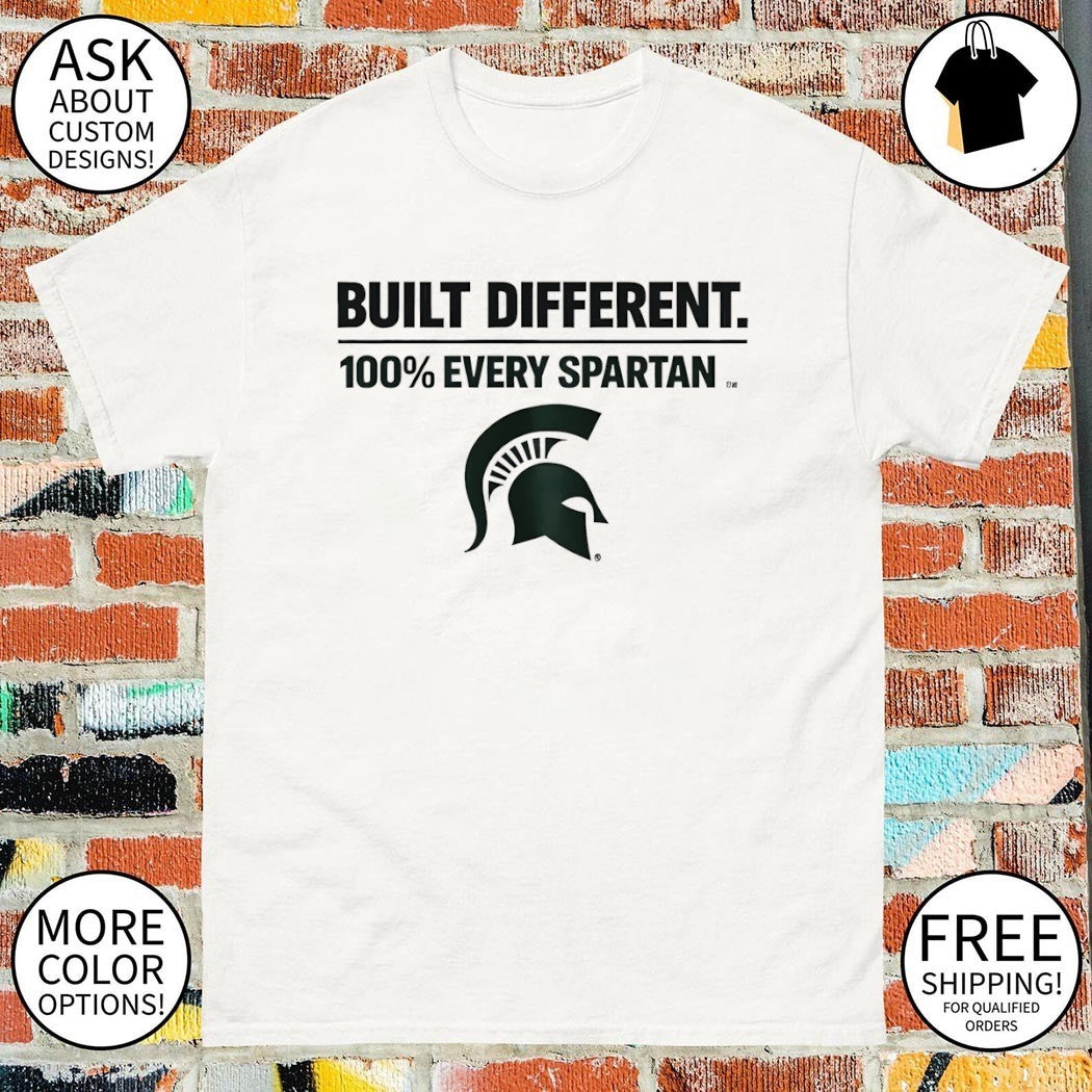 Built Different Michigan State Spartans Basketball NBA 2026 shirt