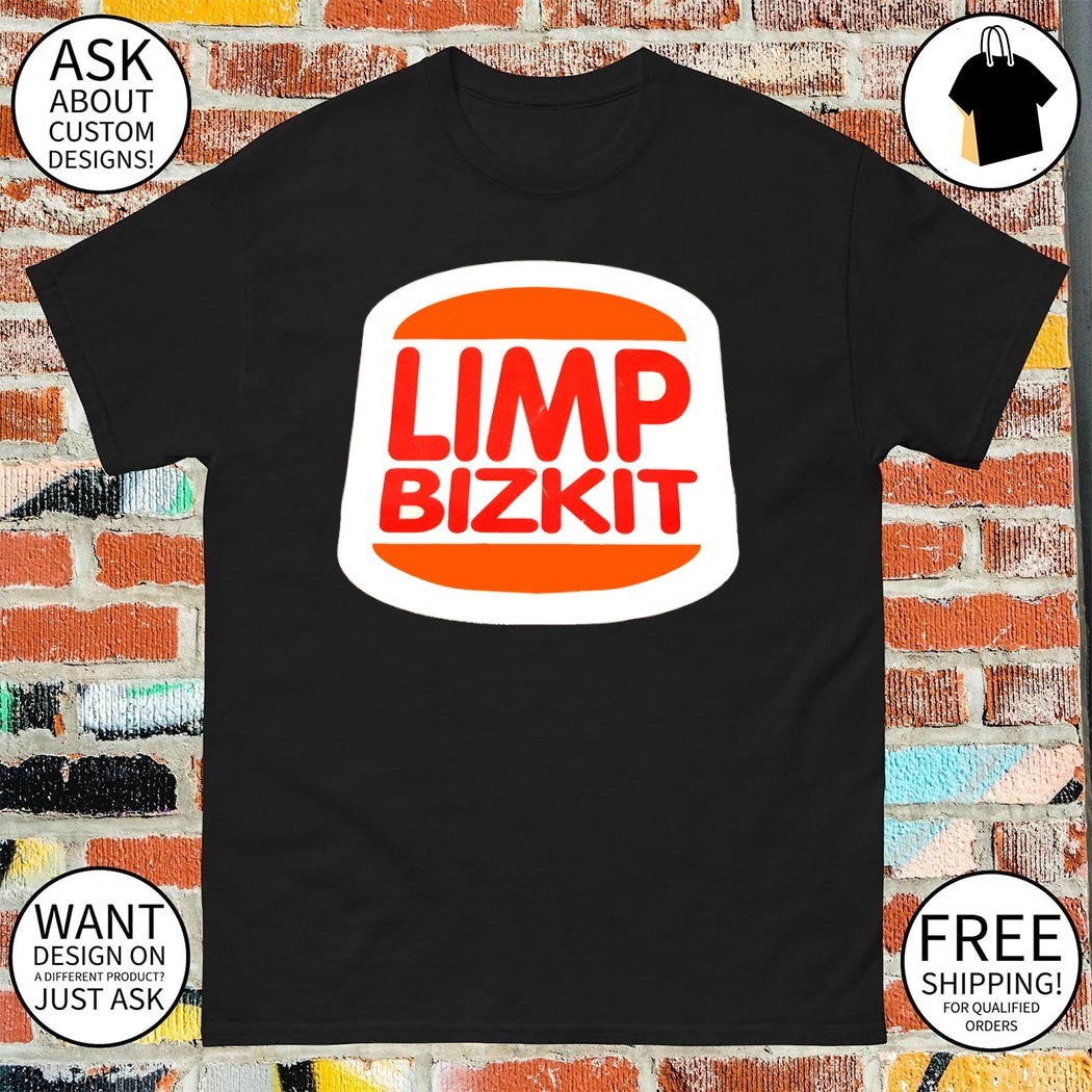 Burger King Limp Bizkit parody logo shirt