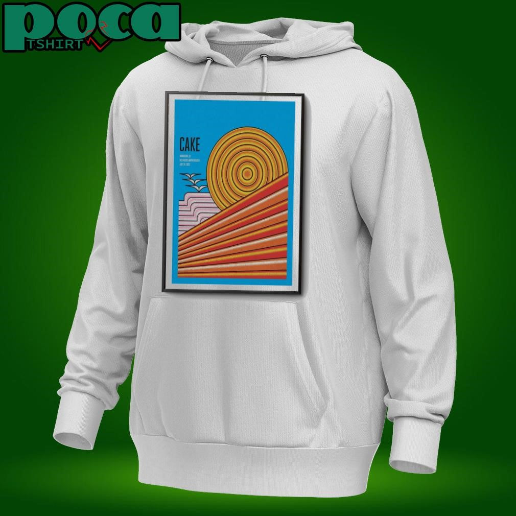 CAKE July 24 2025 Red Rocks Amphitheatre, Morrison, CO Poster shirt