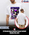 CJ Stroud player Houston Texans football Skyline City shirt