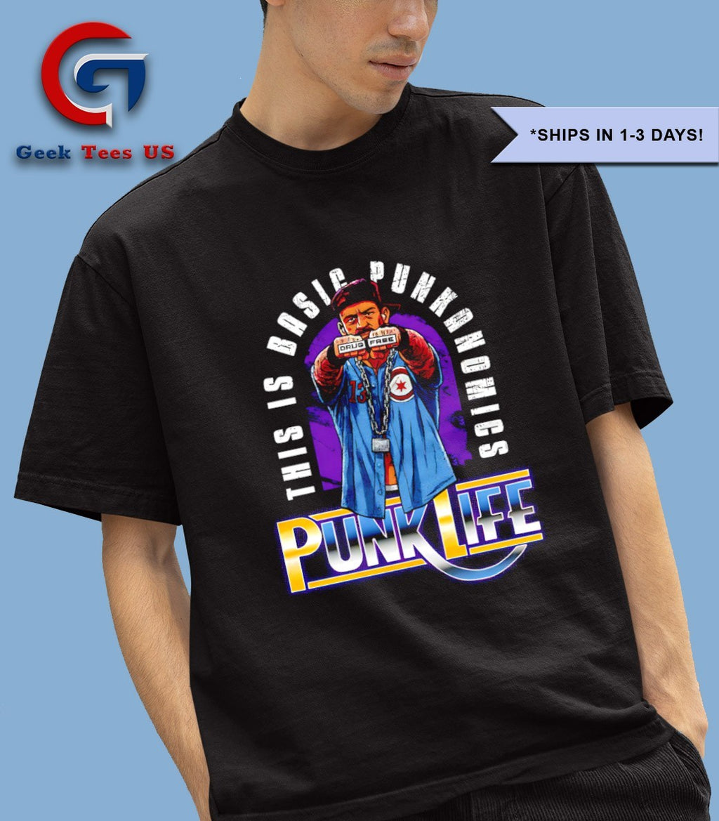 CM Punk Punk Life this basic Punkanomics shirt