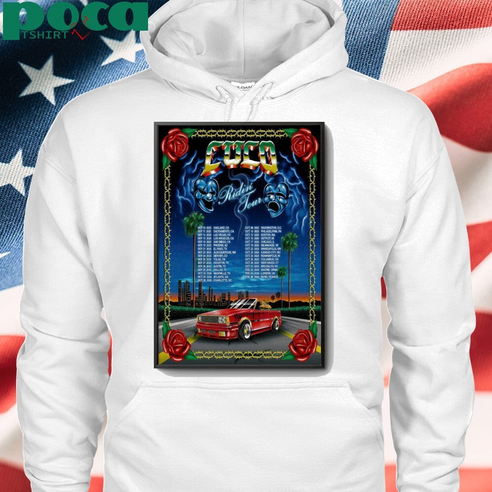 CUCO Ridin’ Tour 2025 Poster shirt