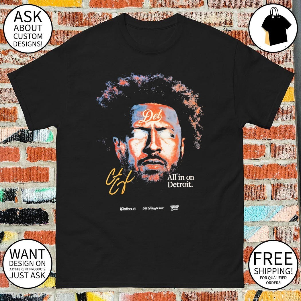 Cade Cunningham Detroit Pistons All In On Detroit NBA 2026 shirt