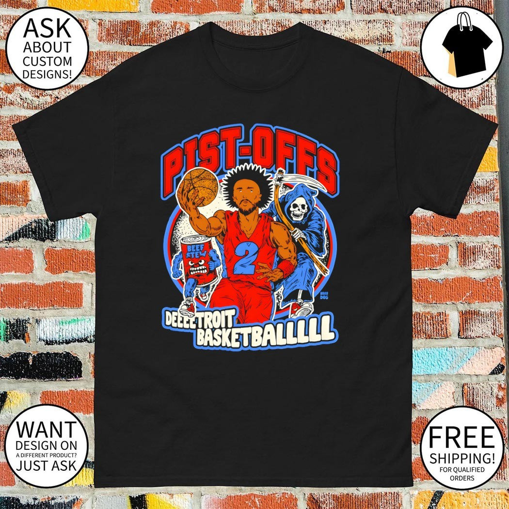Cade Cunningham x Dearth Detroit Pist-offs Deeeetroit Basketballllll Detroit Pistons Basketball shirt