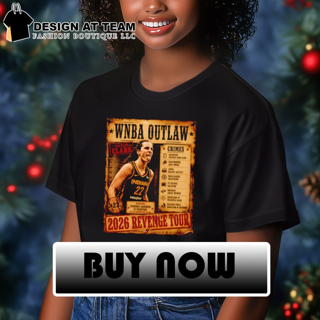 Caitlin Clark Indiana Fever Basketball WNBA Outlaw crimes 2026 revenge tour shirt