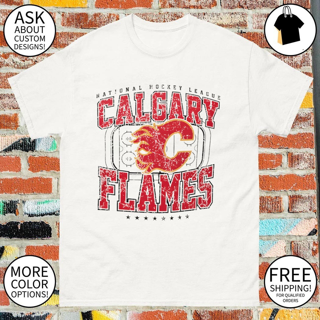 Calgary Flames Hockey Starter Distressed Rink National Hockey League 2026 shirt