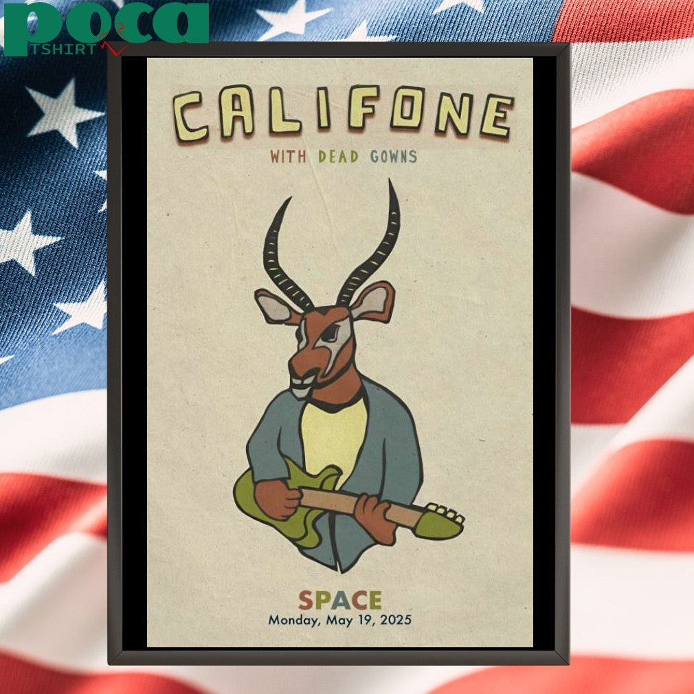 Califone With Dead Gowns 5-19-2025 SPACE In Portland ME Poster Shirt