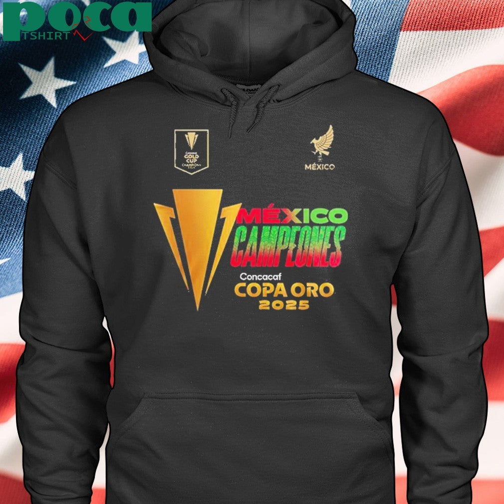 Camiseta del campeon de la Copa Oro de la Concacaf Mexico 2025 shirt