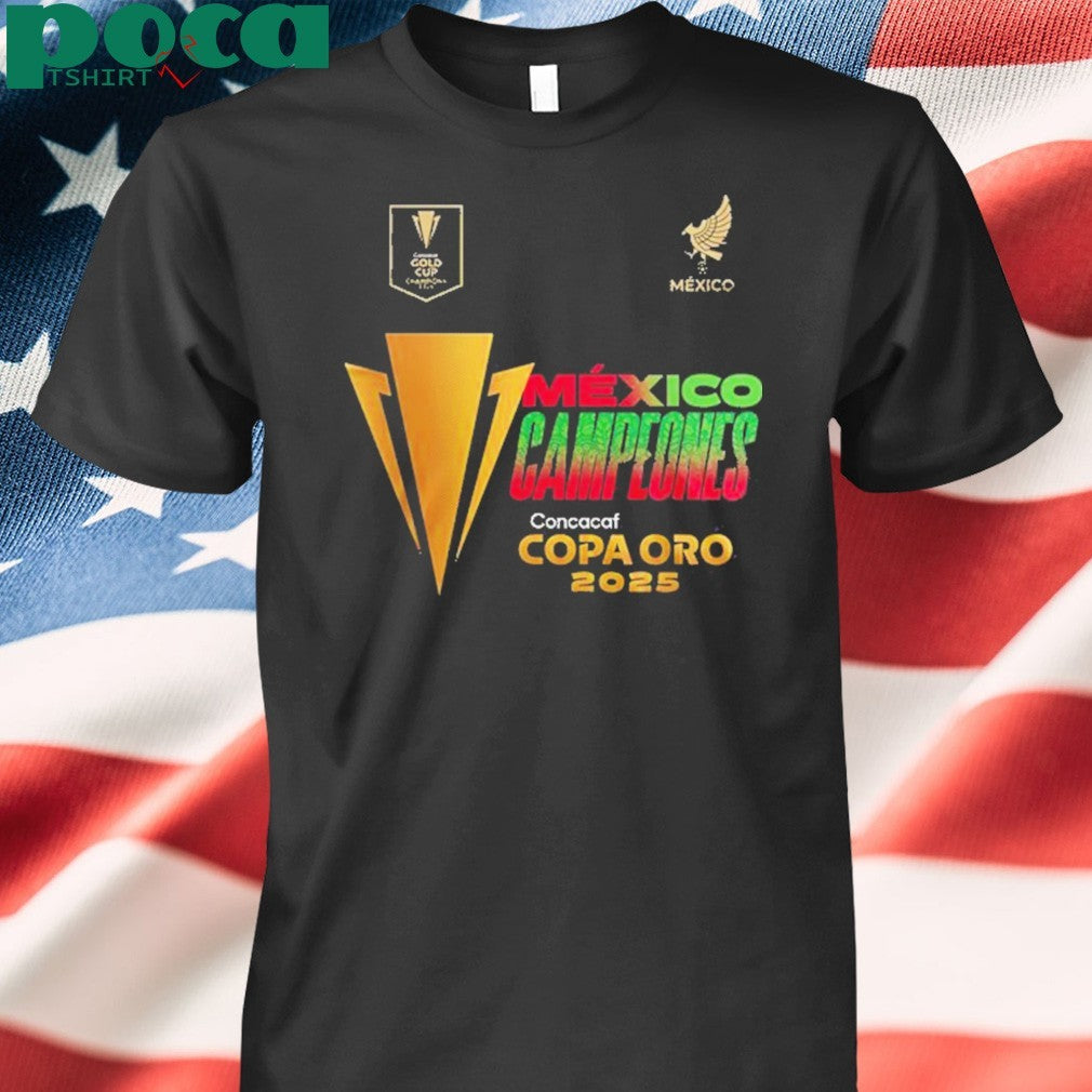 Camiseta del campeon de la Copa Oro de la Concacaf Mexico 2025 shirt