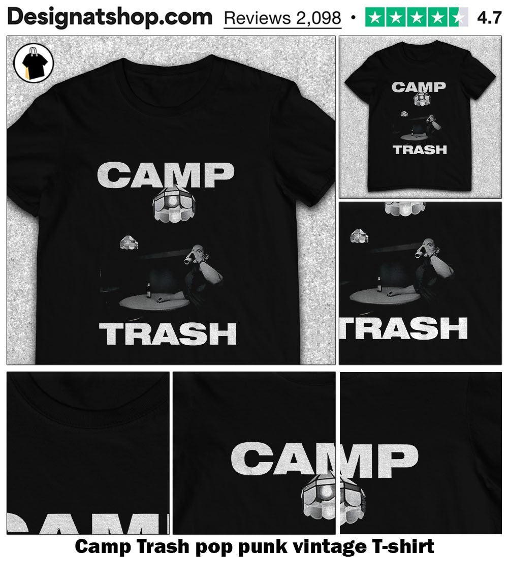 Camp Trash pop punk vintage shirt