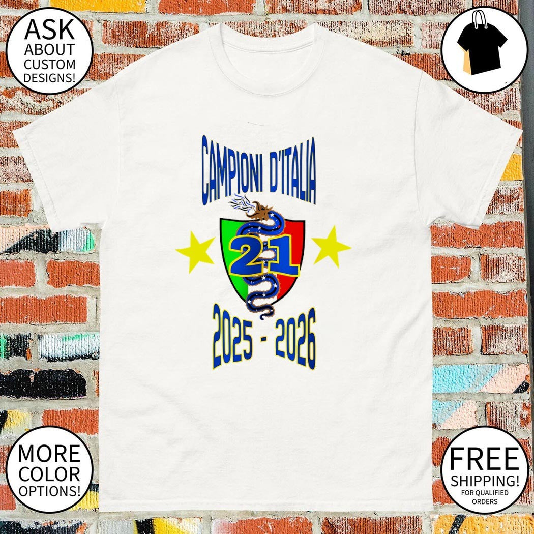 Campioni d’Italia Inter Milan FC Champions 2025 26 Serie A shirt