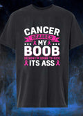 Cancer Awareness Graphic Kick Its Ass T-Shirt