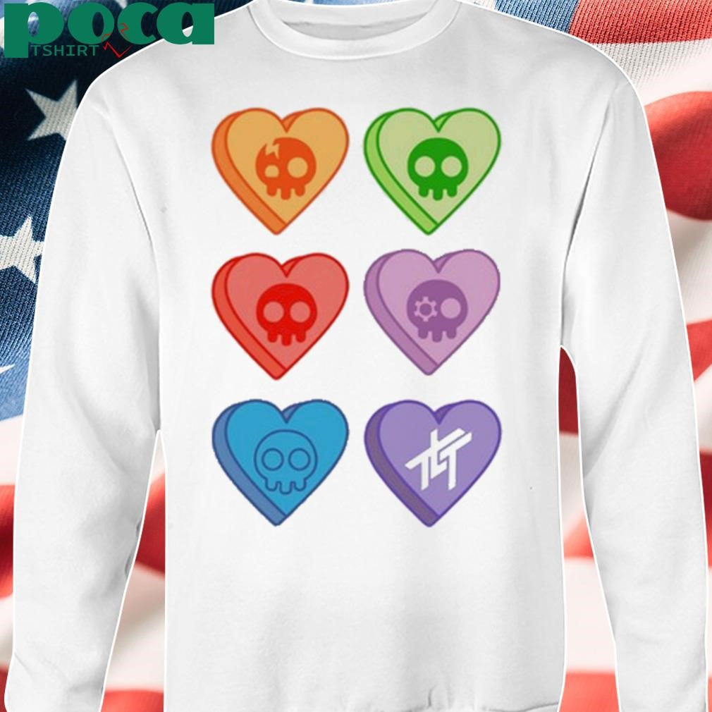 Candy Hearts Baby Doll Shirt