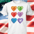 Candy Hearts Baby Doll Shirt