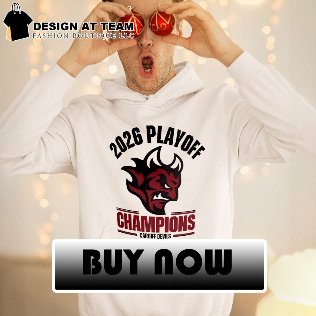 Cardiff Devils Elite Ice Hockey League Playoff Championship shirt
