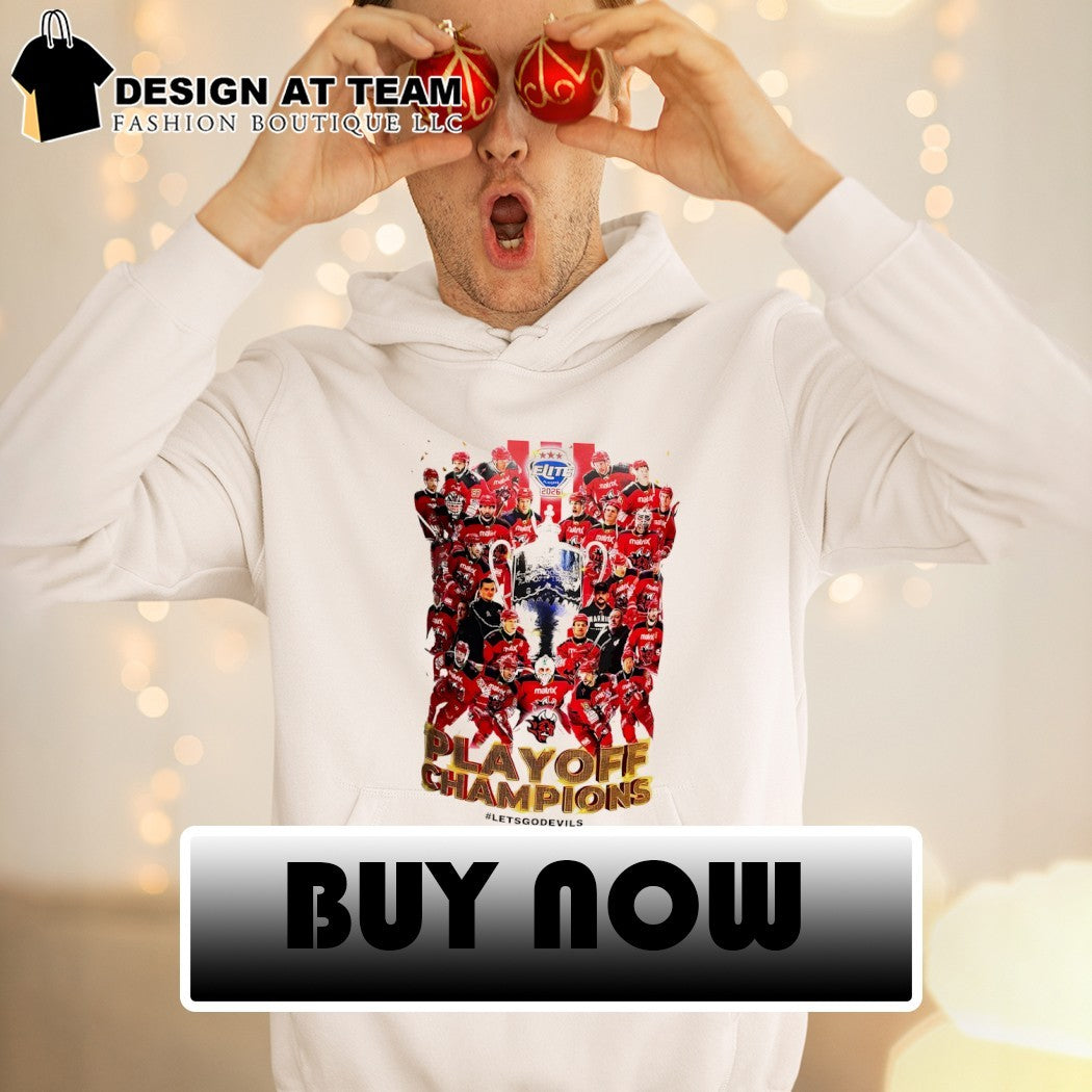 Cardiff Devils Hockey Elite League Playoff Champions Let’s go Devil shirt