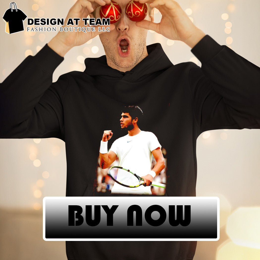 Carlos Alcaraz tennis photo vintage shirt