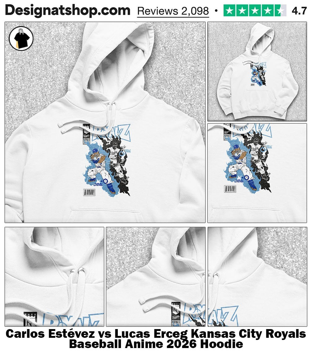 Carlos Estévez vs Lucas Erceg Kansas City Royals Baseball Anime 2026 shirt