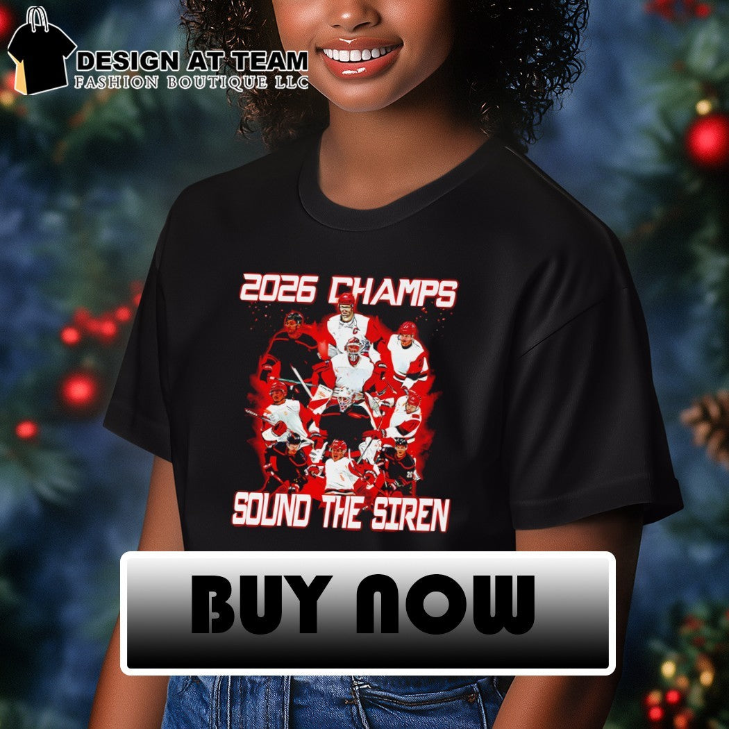 Carolina Hurricanes 2026 Stanley Cup Champions Sound The Siren shirt