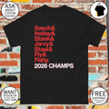 Carolina Hurricanes Hockey Ampersand Champs Svech Hallsy Stank Jarvy Staal NHL shirt