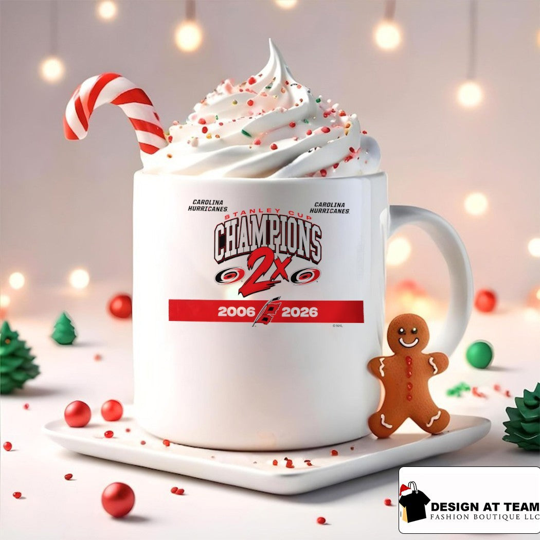 Carolina Hurricanes Hockey Champions 2X NHL Stanley Cup 2006 2026 shirt