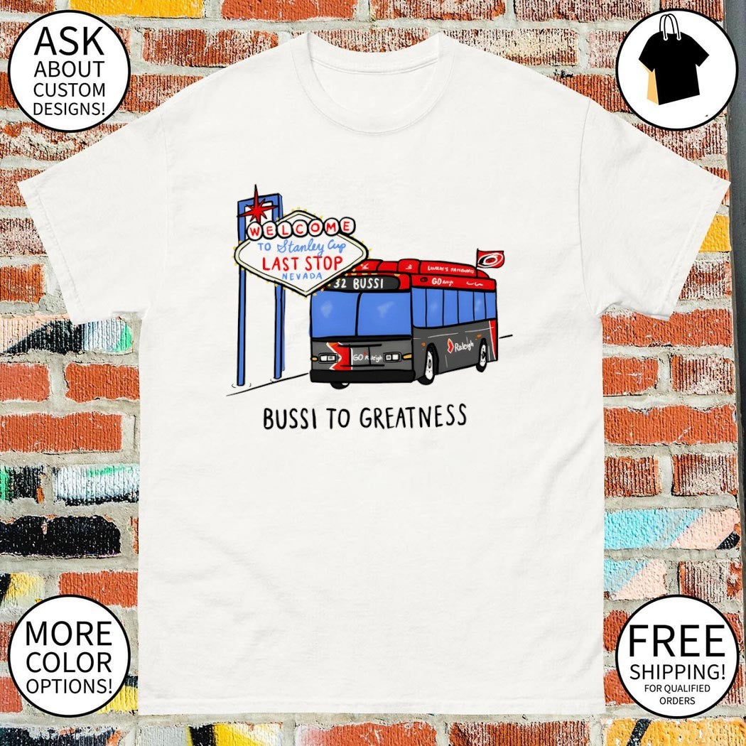 Carolina Hurricanes Hockey Fan Bus Welcome To Stanley Cup Last Stop Nevada shirt