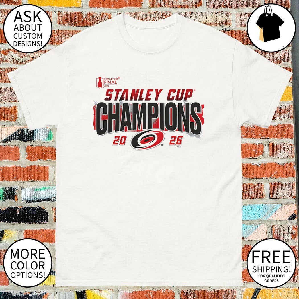 Carolina Hurricanes Hockey NHL 2026 Stanley Cup Champions Celebration shirt