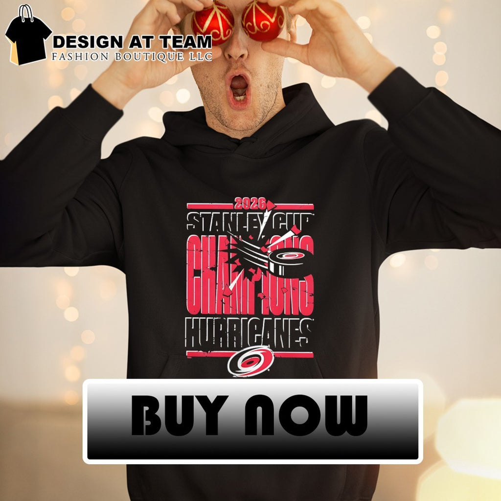 Carolina Hurricanes Hockey NHL 2026 Stanley Cup Champions Tri-Blend logo shirt
