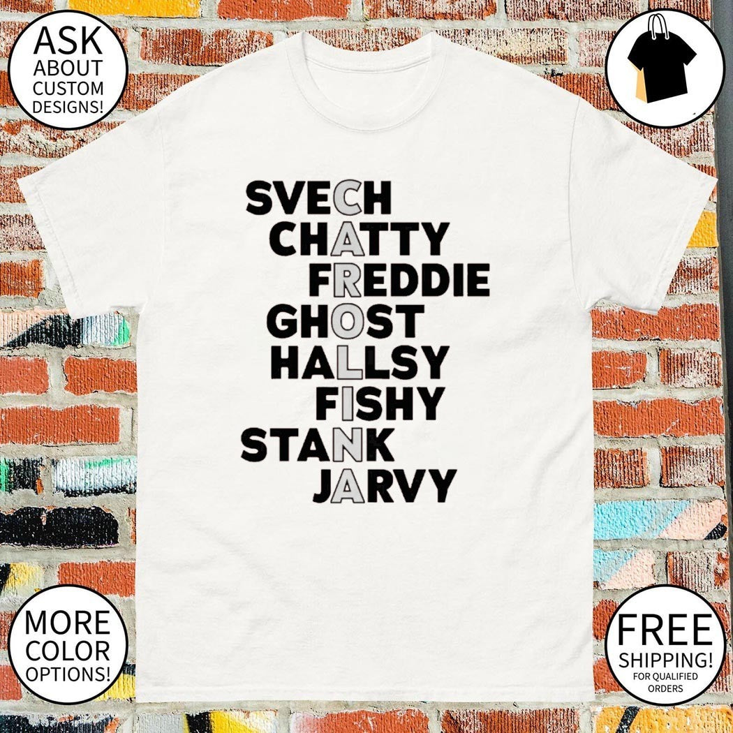Carolina Hurricanes Hockey Names 2026 Svech Chatty Freddie Ghost Hallsy Fishy shirt