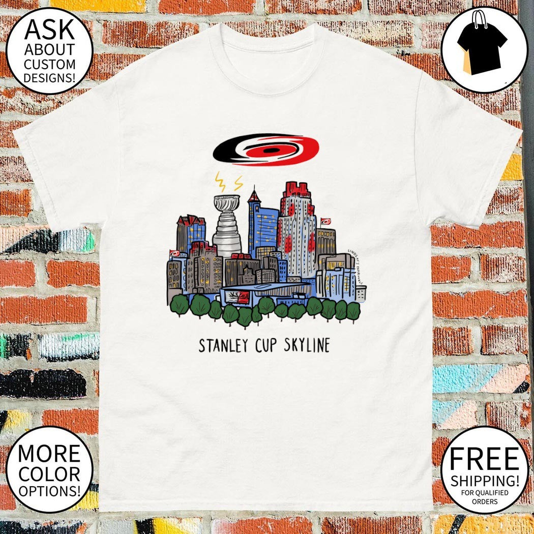 Carolina Hurricanes Hockey Raleigh Cityscape Stanley Cup Skyline 2026 shirt