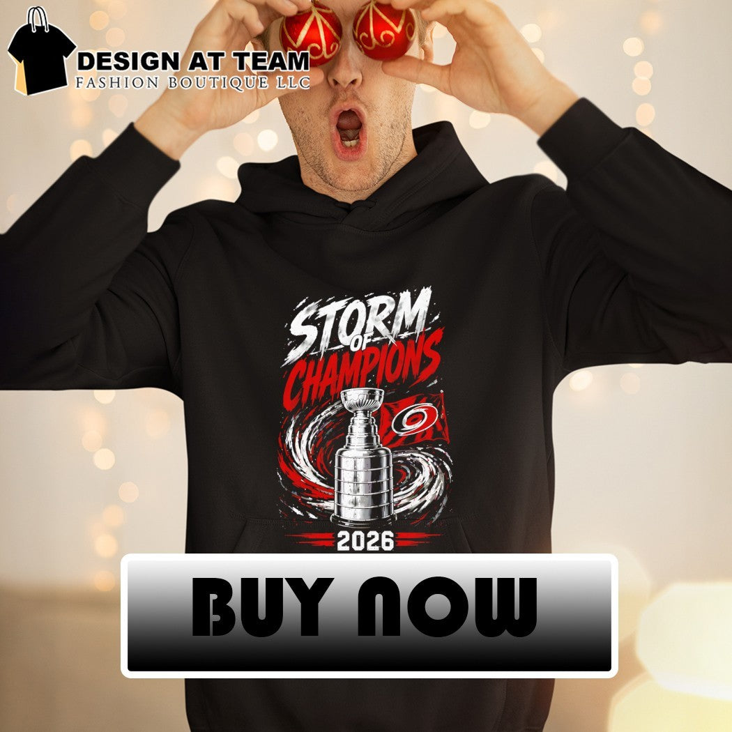 Carolina Hurricanes NHL Storm of Champions 2026 Hockey Stanley Cup shirt