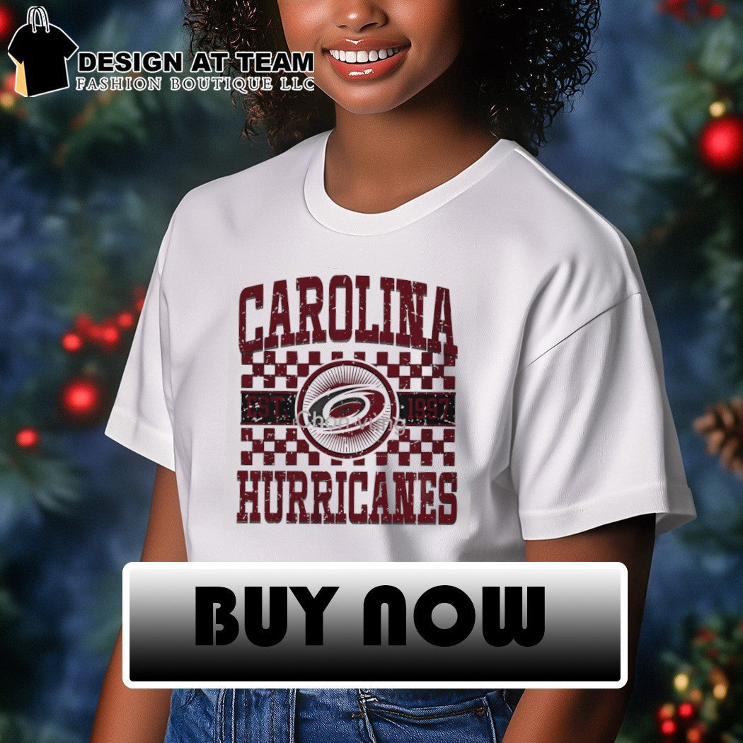 Carolina Hurricanes NHL hockey team apparel logo est 1997 shirt