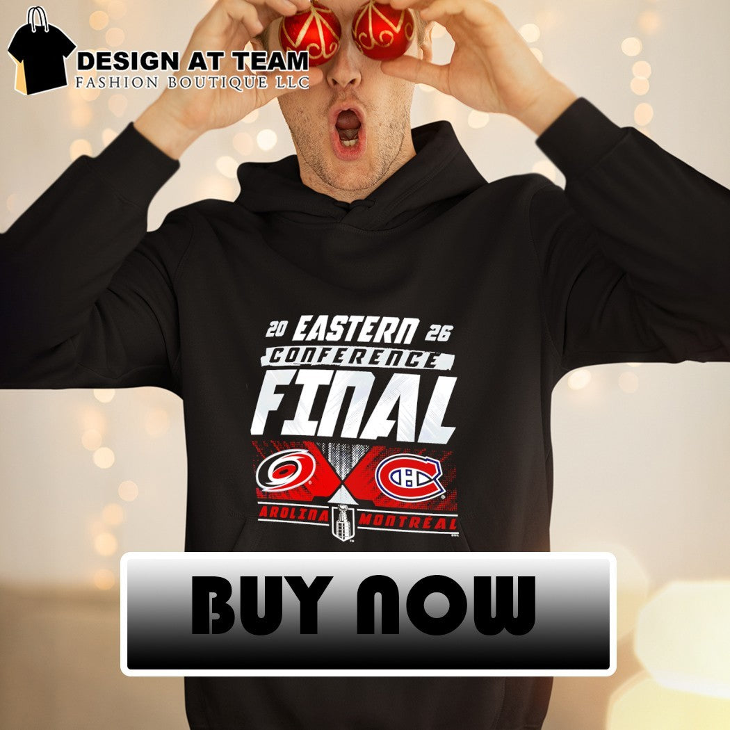 Carolina Hurricanes and Montreal Canadiens Hockey Eastern Conference Final 2026 shirt